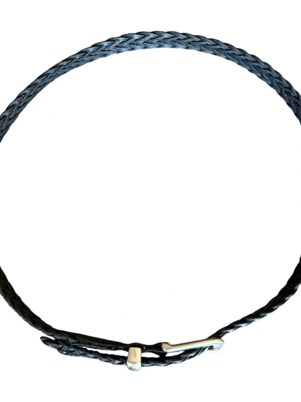 ✨ RESTORED Vintage Mexican Petatillo Braided Belt | Silver Hardware